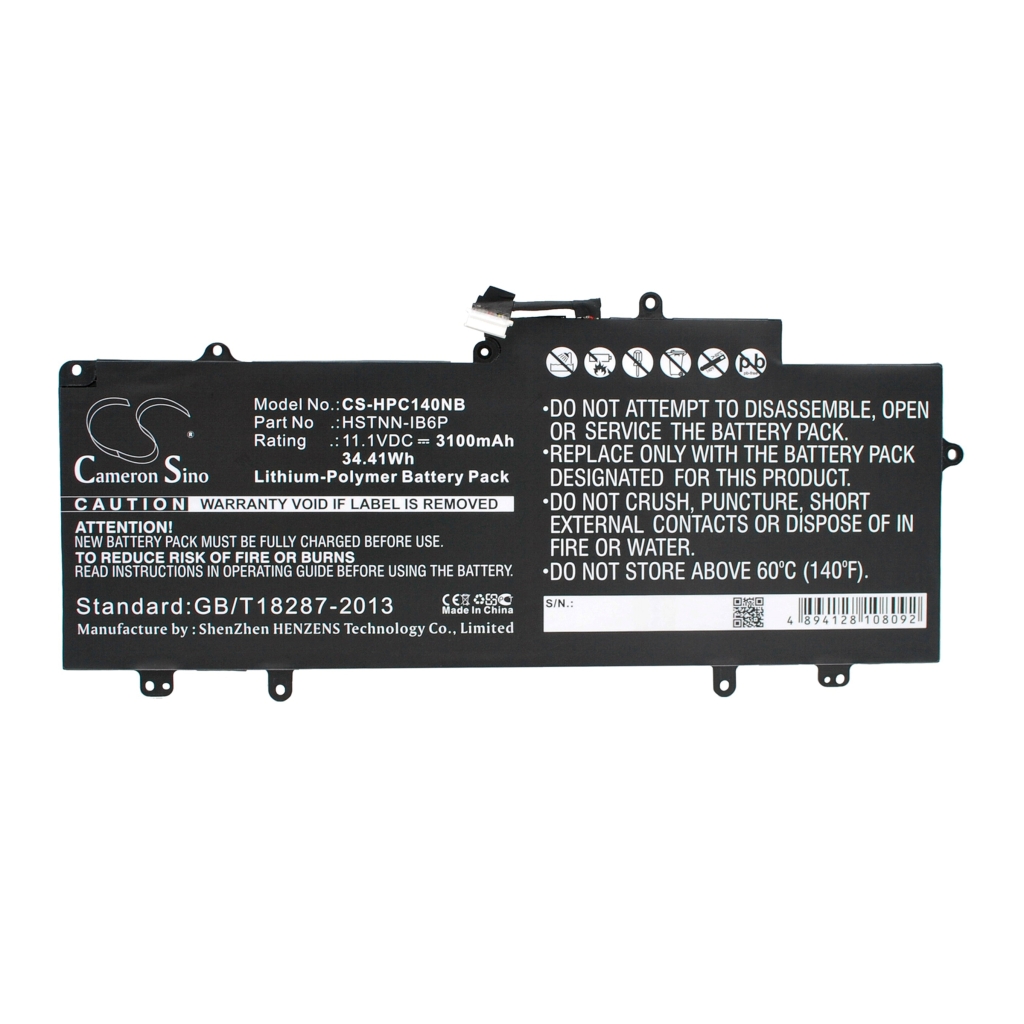 Notebook battery HP Chromebook 14-x002no (CS-HPC140NB)