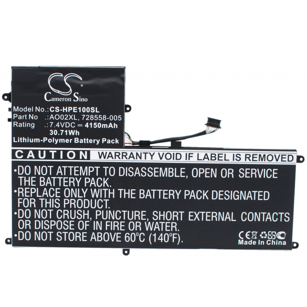 Tablet Battery HP ElitePad 1000 G2 (J0F36PA) (CS-HPE100SL)