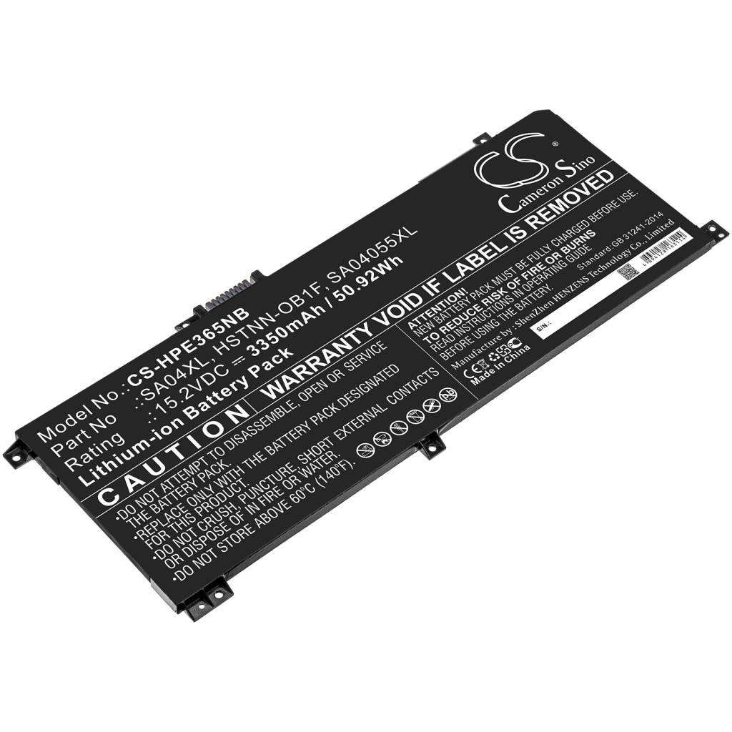 Notebook battery HP CS-HPE365NB