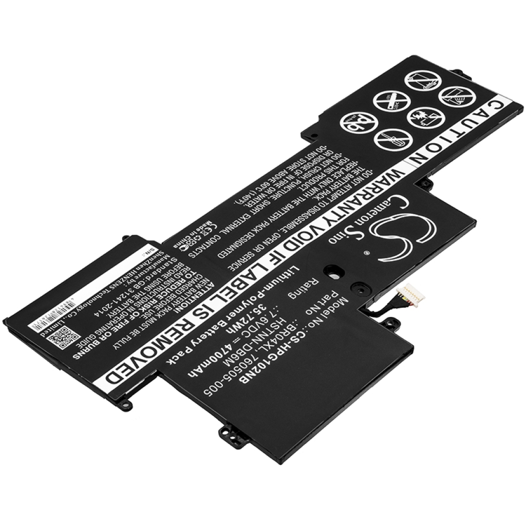 Notebook battery HP EliteBook 1030 G1-Z8L24US (CS-HPG102NB)