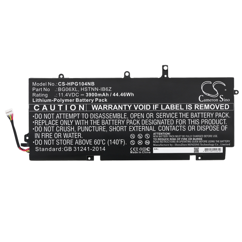 Notebook battery HP EliteBook 1040 G3-X0D99US (CS-HPG104NB)