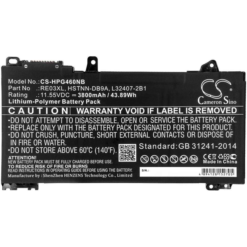 Notebook battery HP CS-HPG460NB