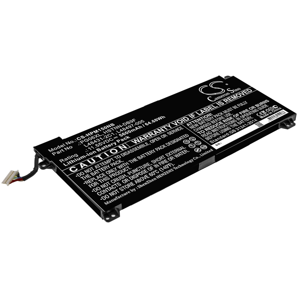 Notebook battery HP Omen 5 Air 15-DH0154TX (CS-HPM150NB)