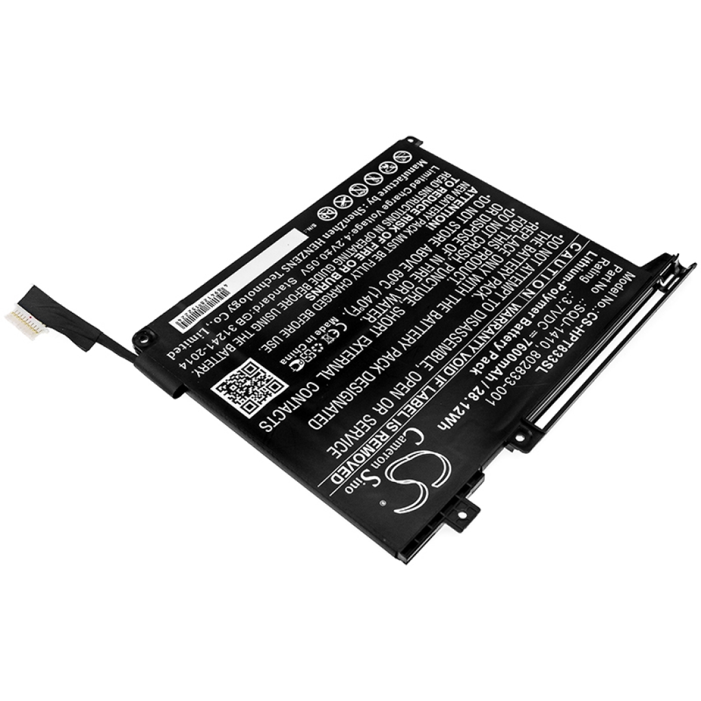 Tablet Battery HP Pro Tablet 10 EE G1(L2J90AA) (CS-HPT833SL)