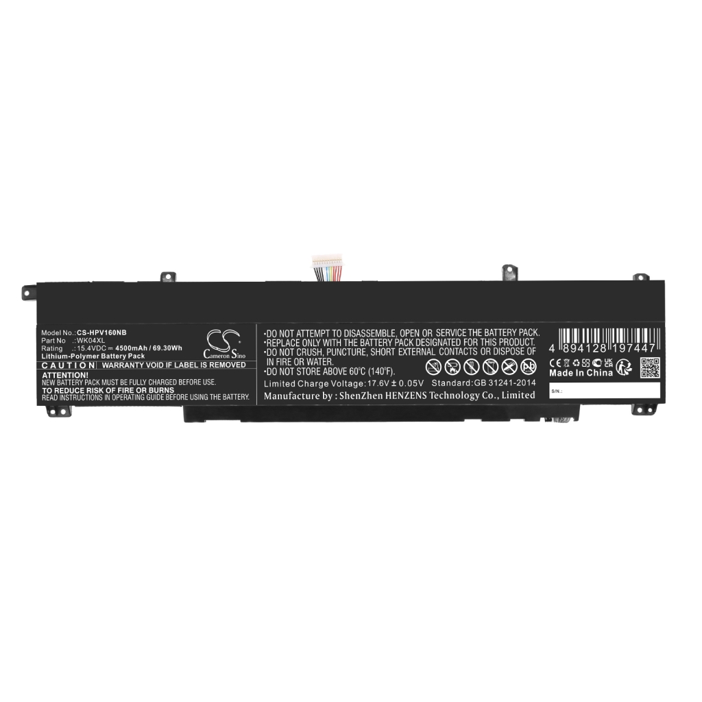 Battery Replaces WK04XL