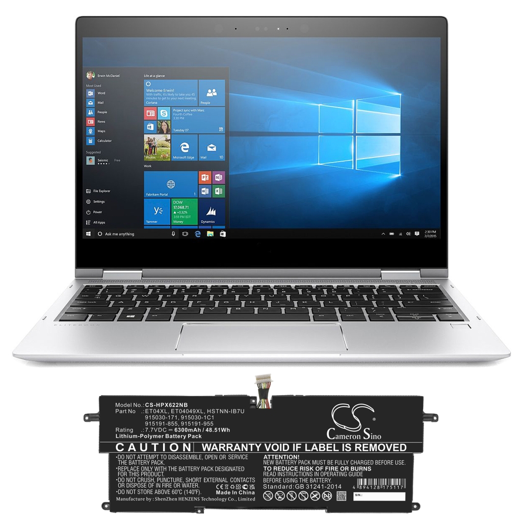 Notebook battery HP CS-HPX622NB