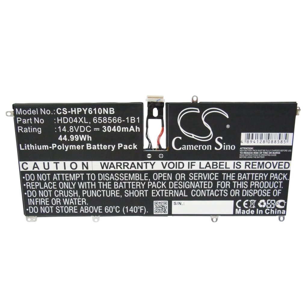 Notebook battery HP Envy Spectre XT 13-2213TU (CS-HPY610NB)