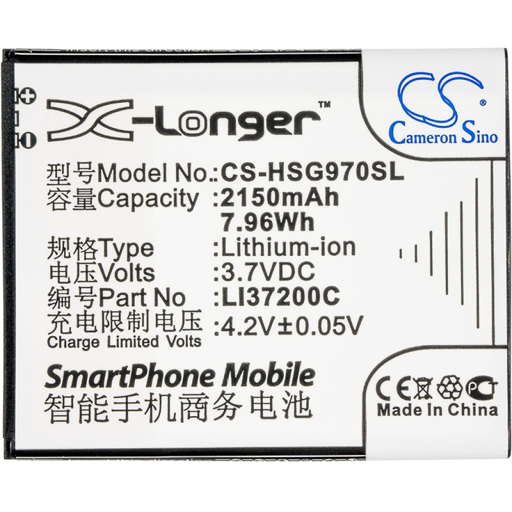 Mobiltelefon akkumulátorok Hisense HS-E968