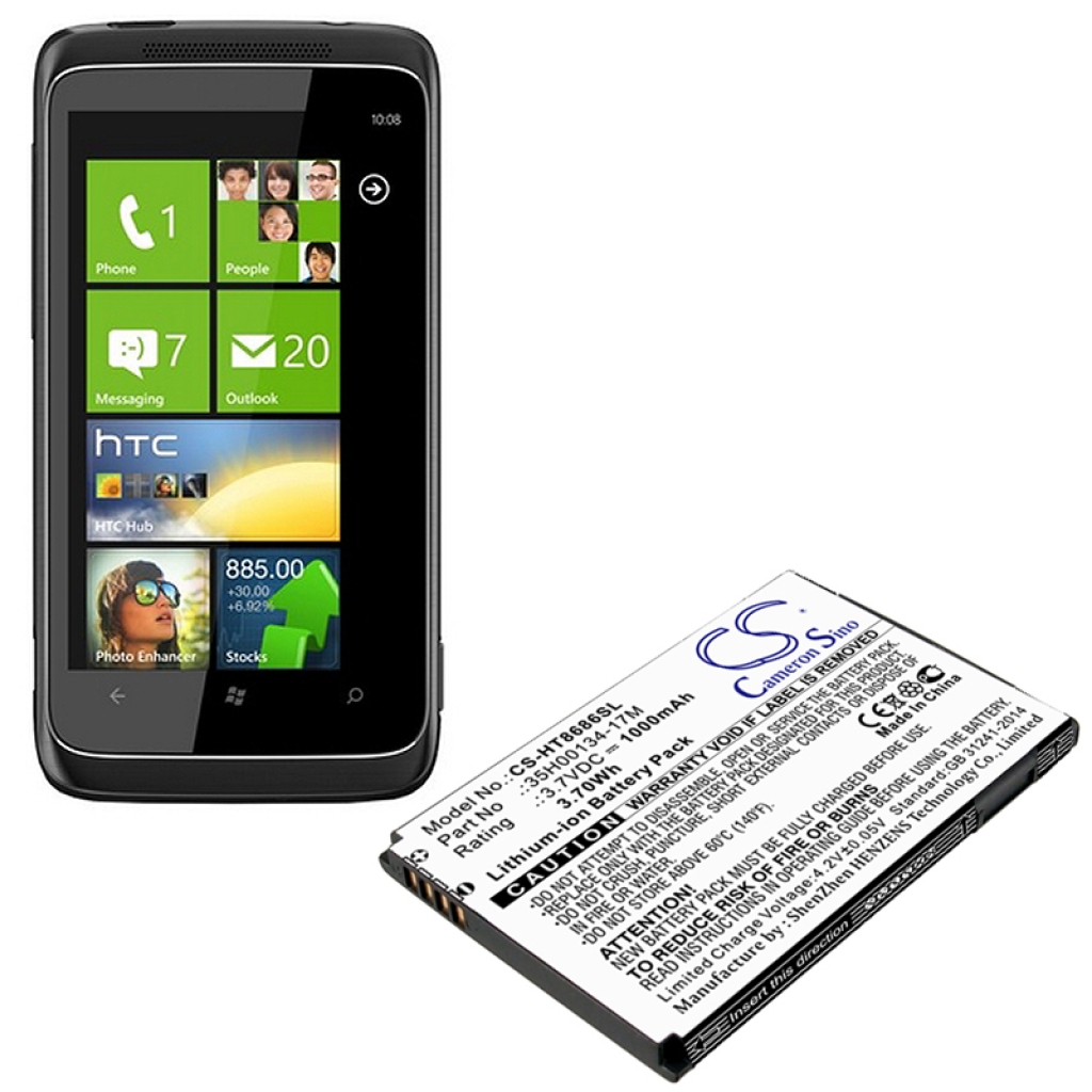 Mobile Phone Battery Vodafone CS-HT8686SL