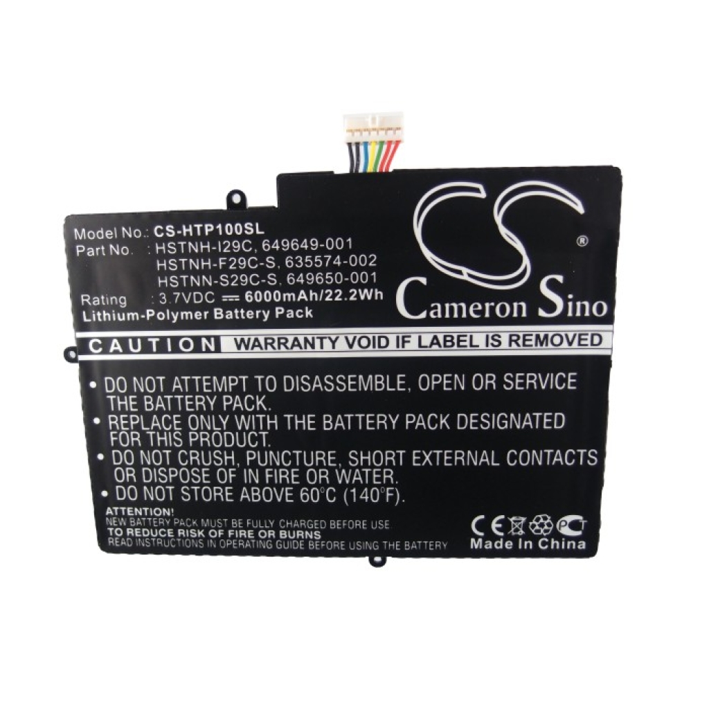 Tablet Battery HP CS-HTP100SL