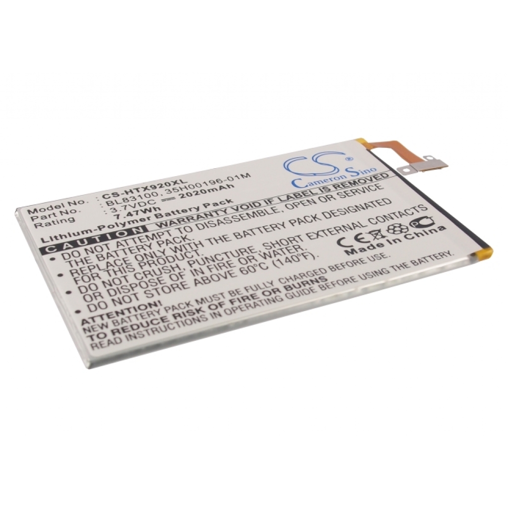 Mobile Phone Battery HTC Deluxe X920e (CS-HTX920XL)