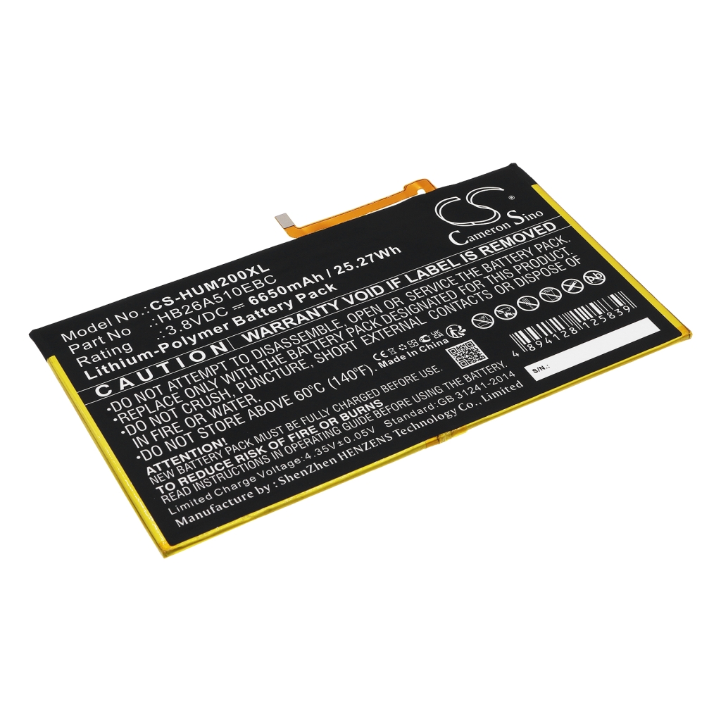 Tablet Battery Huawei BAH-L09 (CS-HUM200XL)