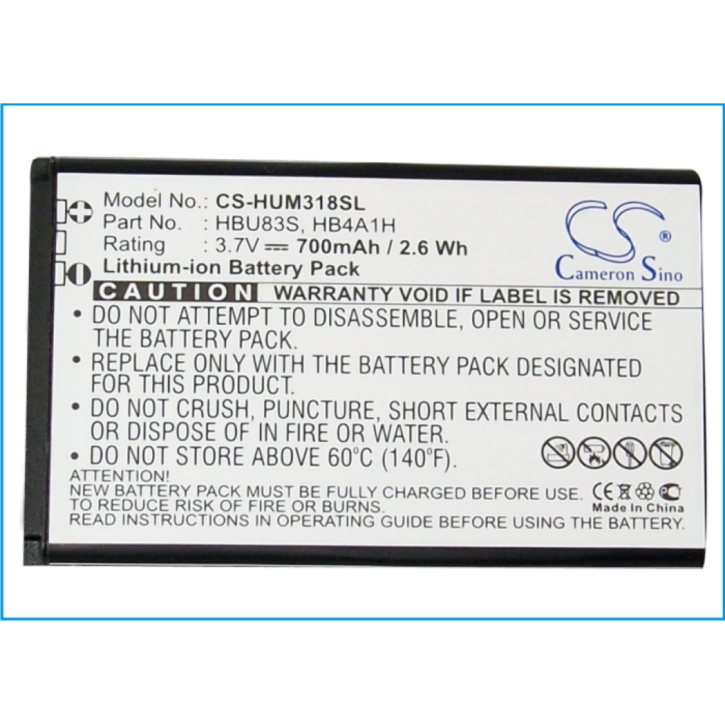 Battery Replaces HBU83S