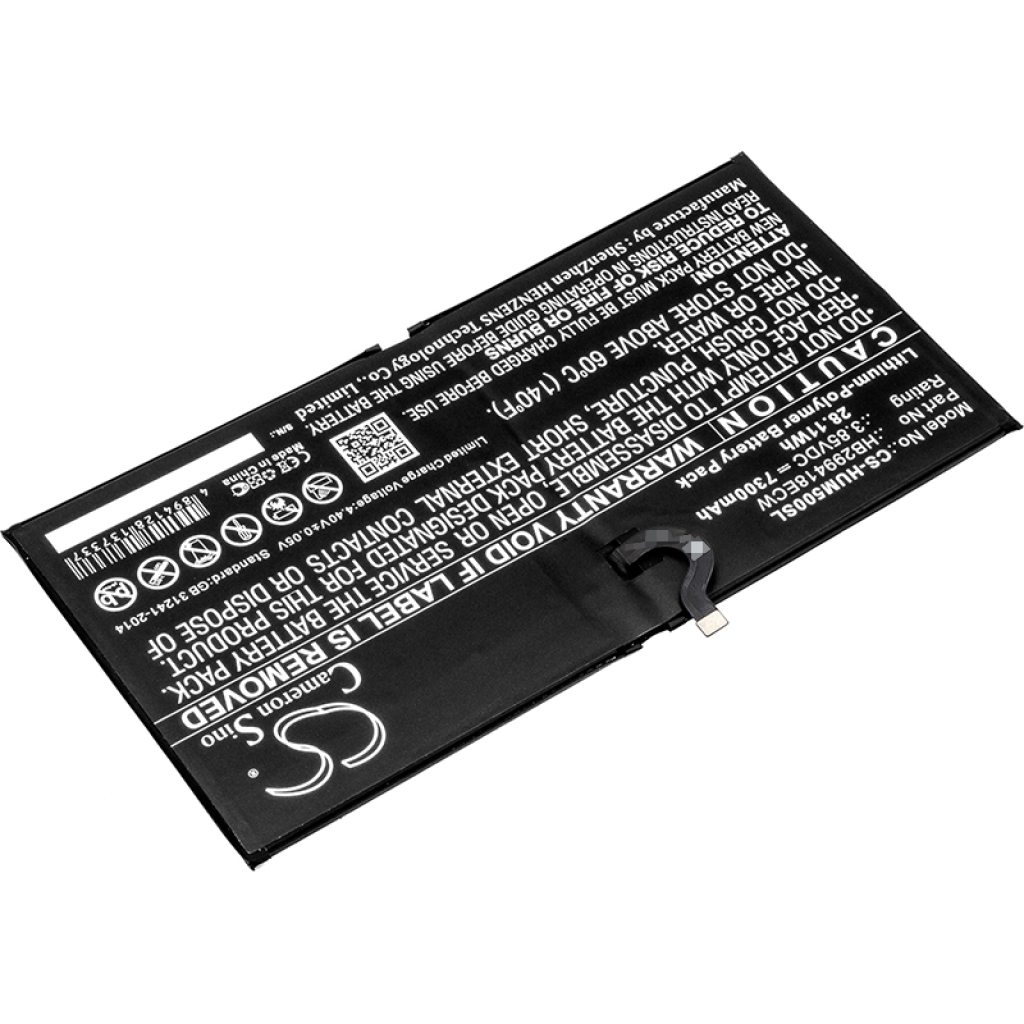 Tablet Battery Huawei CS-HUM500SL