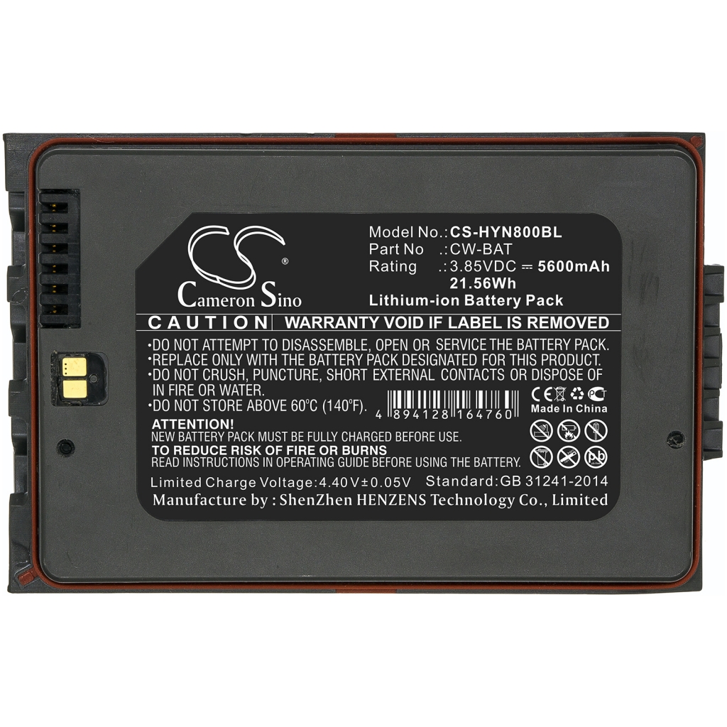 BarCode, Scanner Battery Honeywell CS-HYN800BL
