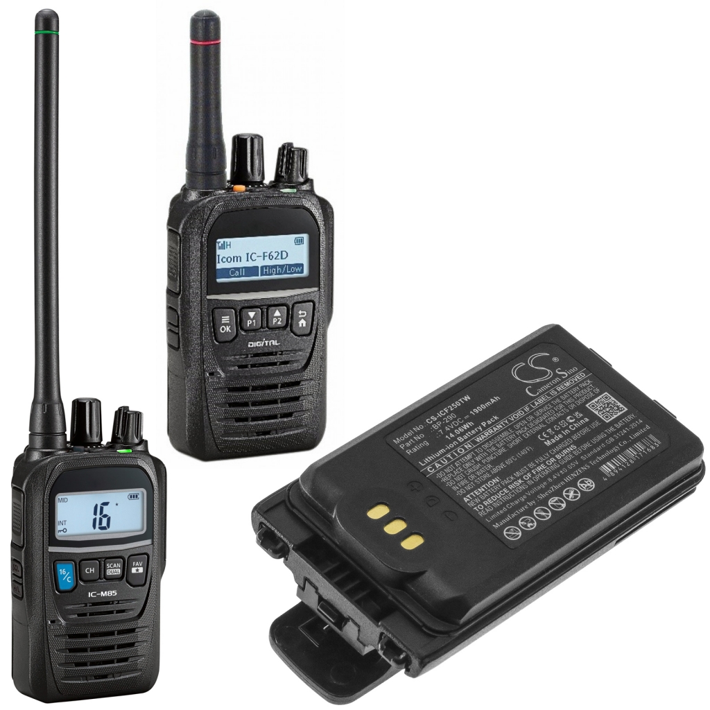 Two-Way Radio Battery Icom CS-ICF250TW