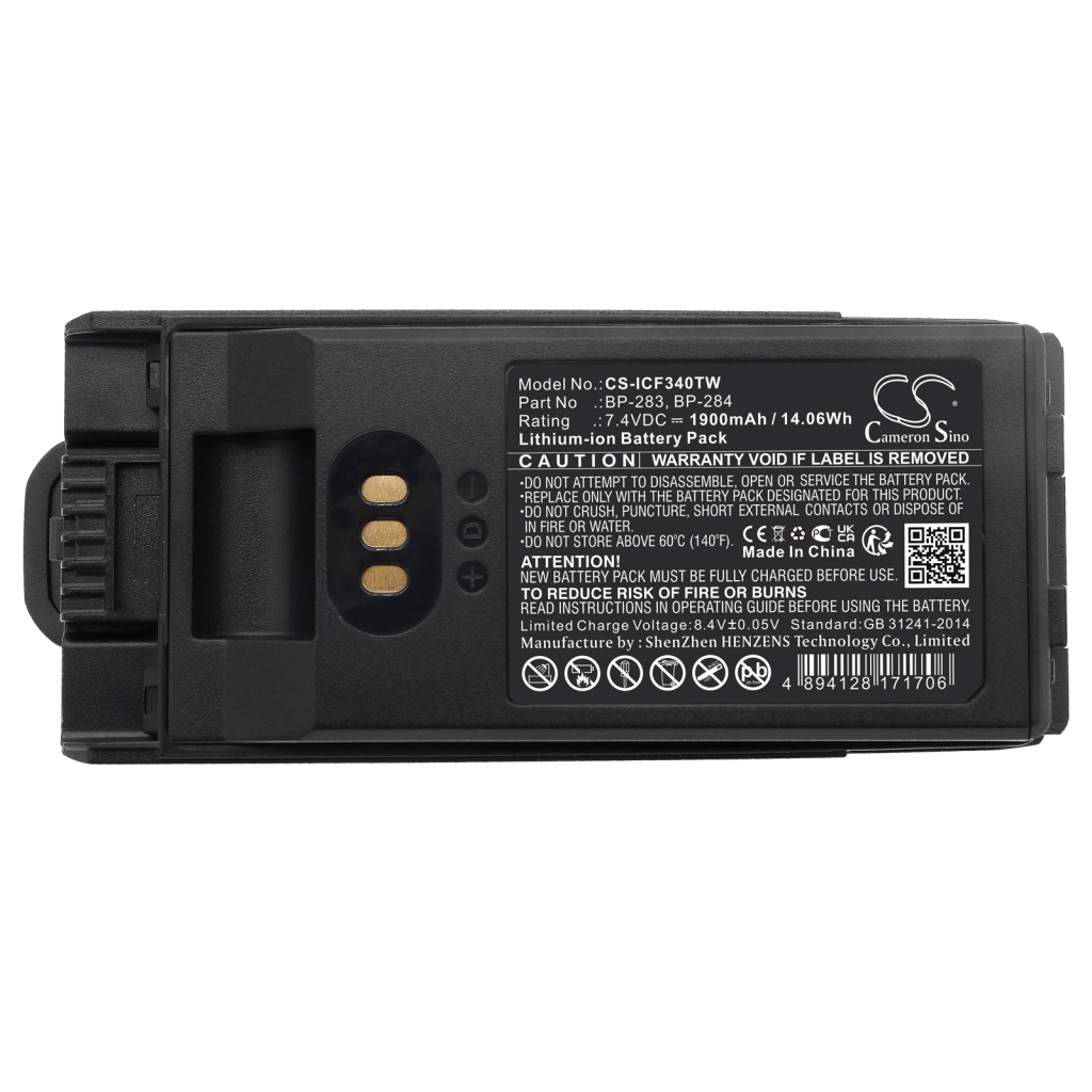 Two-Way Radio Battery Icom IC-F4400DPT