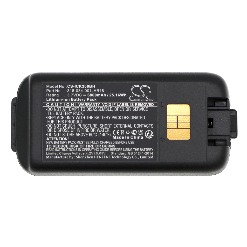 BarCode, Scanner Battery Intermec CS-ICK300BH