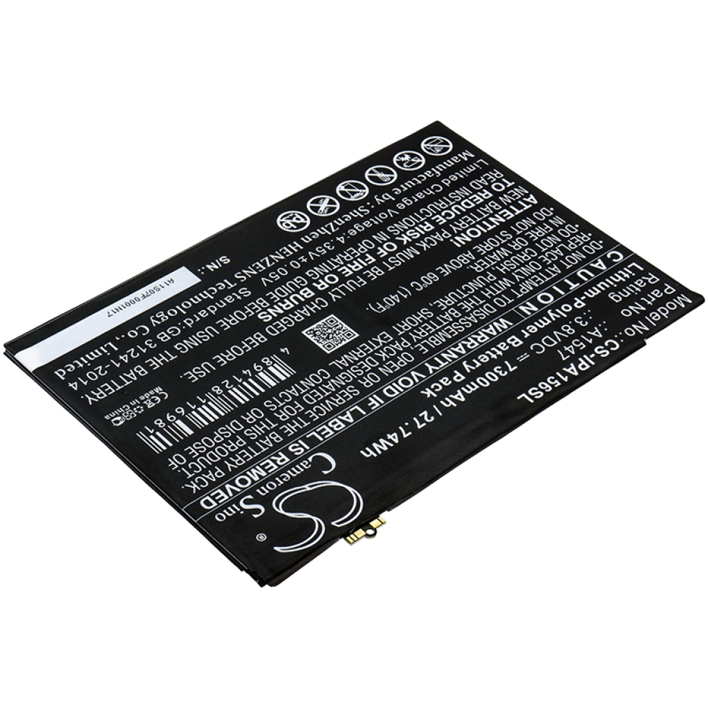 Tablet Battery Apple MH322LL/A (CS-IPA156SL)