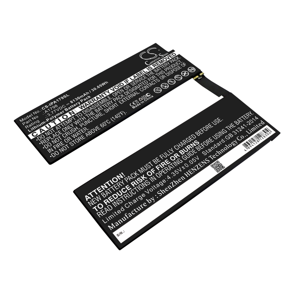 Tablet Battery Apple MPMH2LL/A (CS-IPA179SL)