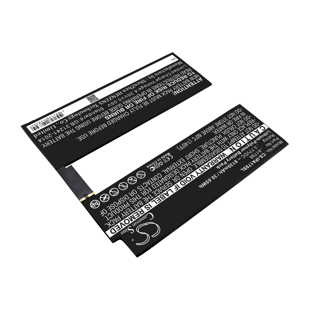 Tablet Battery Apple MPF12LL/A (CS-IPA179SL)