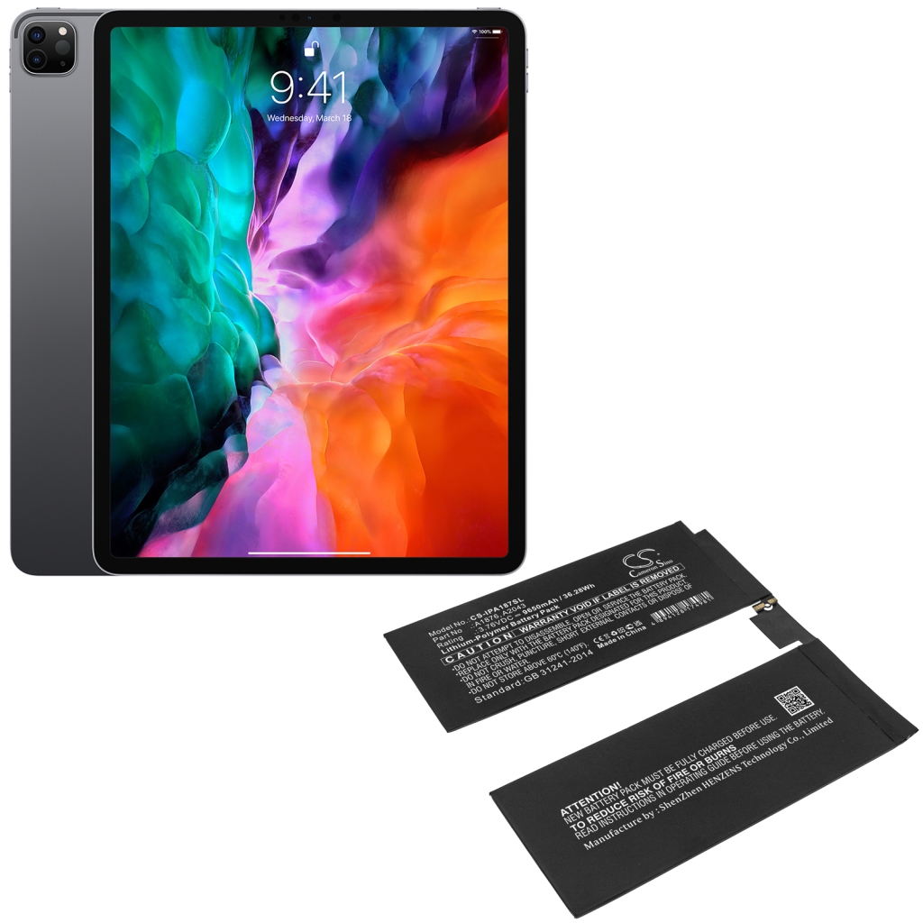 Tablet Battery Apple A2232 (CS-IPA187SL)