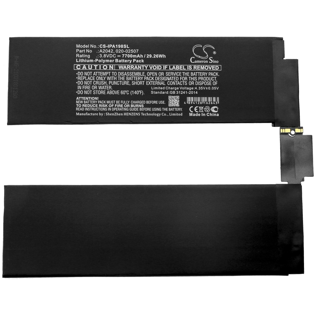 Tablet Battery Apple iPad Pro 11 2018 3rd Gen (CS-IPA198SL)