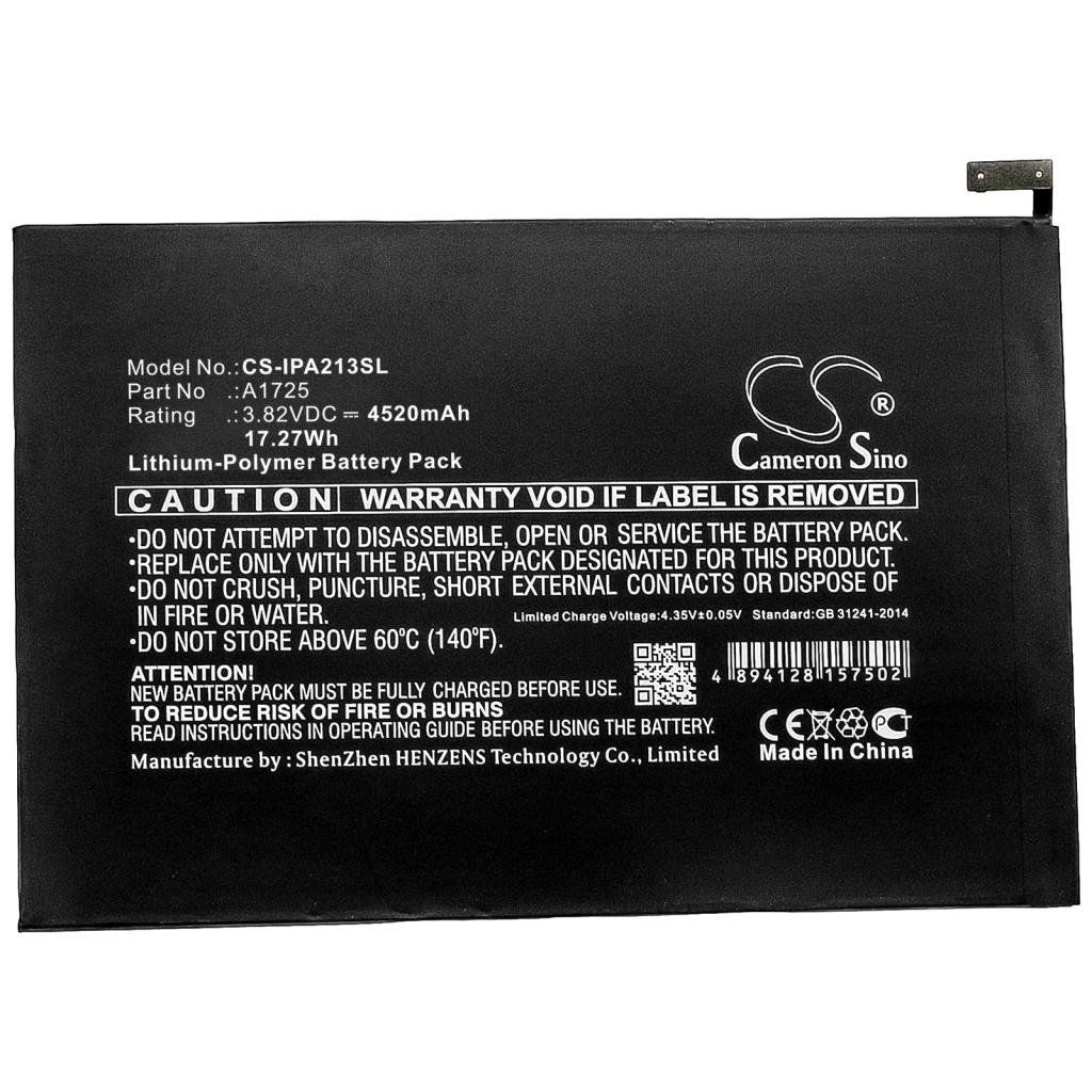 Tablet Battery Apple A2126 (CS-IPA213SL)