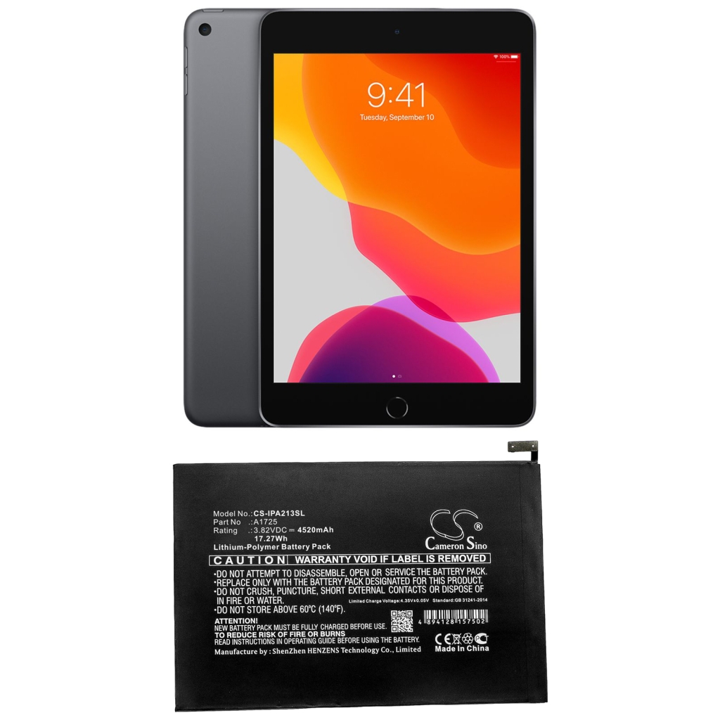 Tablet Battery Apple A2124 (CS-IPA213SL)