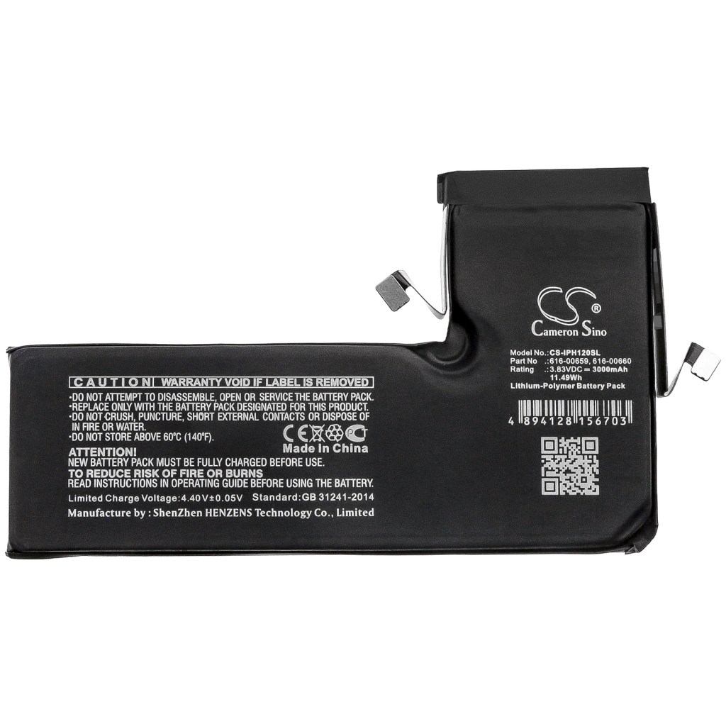Mobile Phone Battery Apple CS-IPH120SL