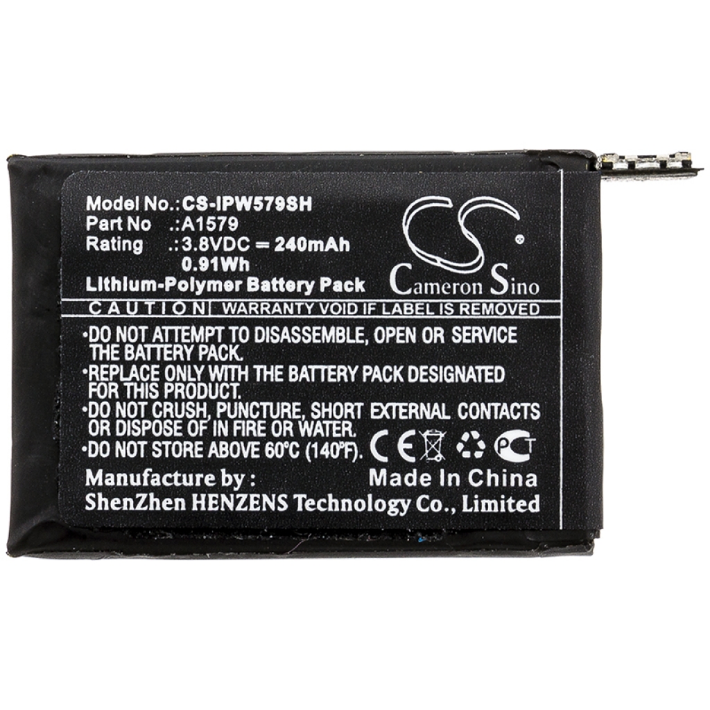 Smartwatch Battery Apple iWach 1 42mm (CS-IPW579SH)