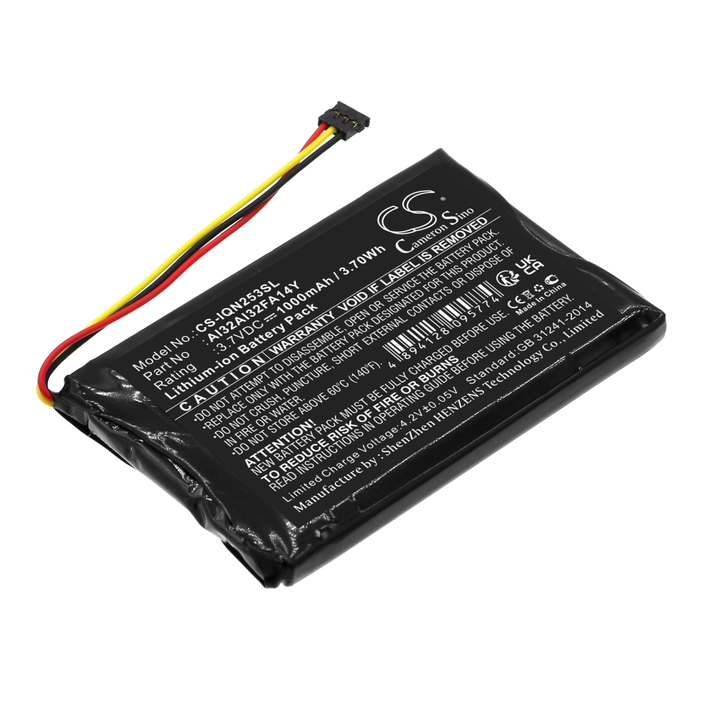 GPS, Navigator Battery Garmin Nuvi 2539LM (CS-IQN253SL)