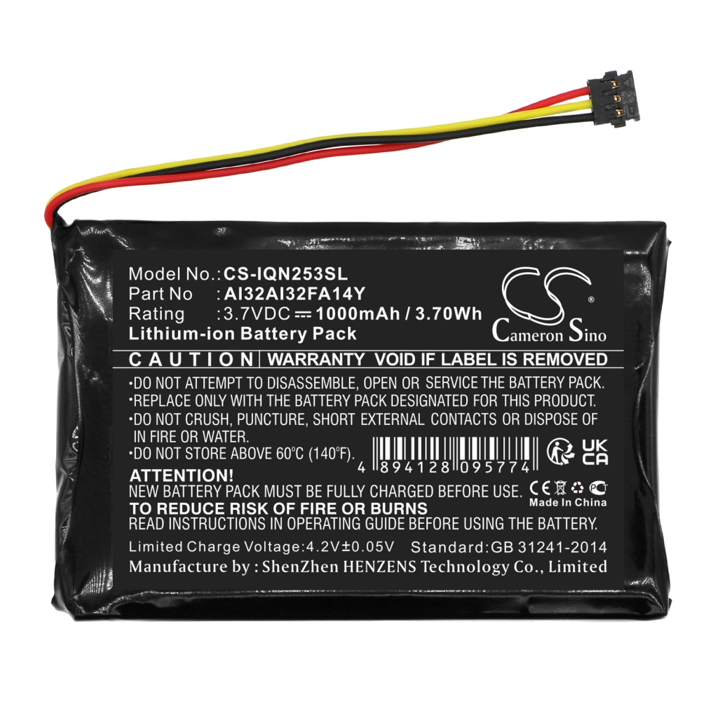 GPS, Navigator Battery Garmin Nuvi 2539LMT 5-inch (CS-IQN253SL)