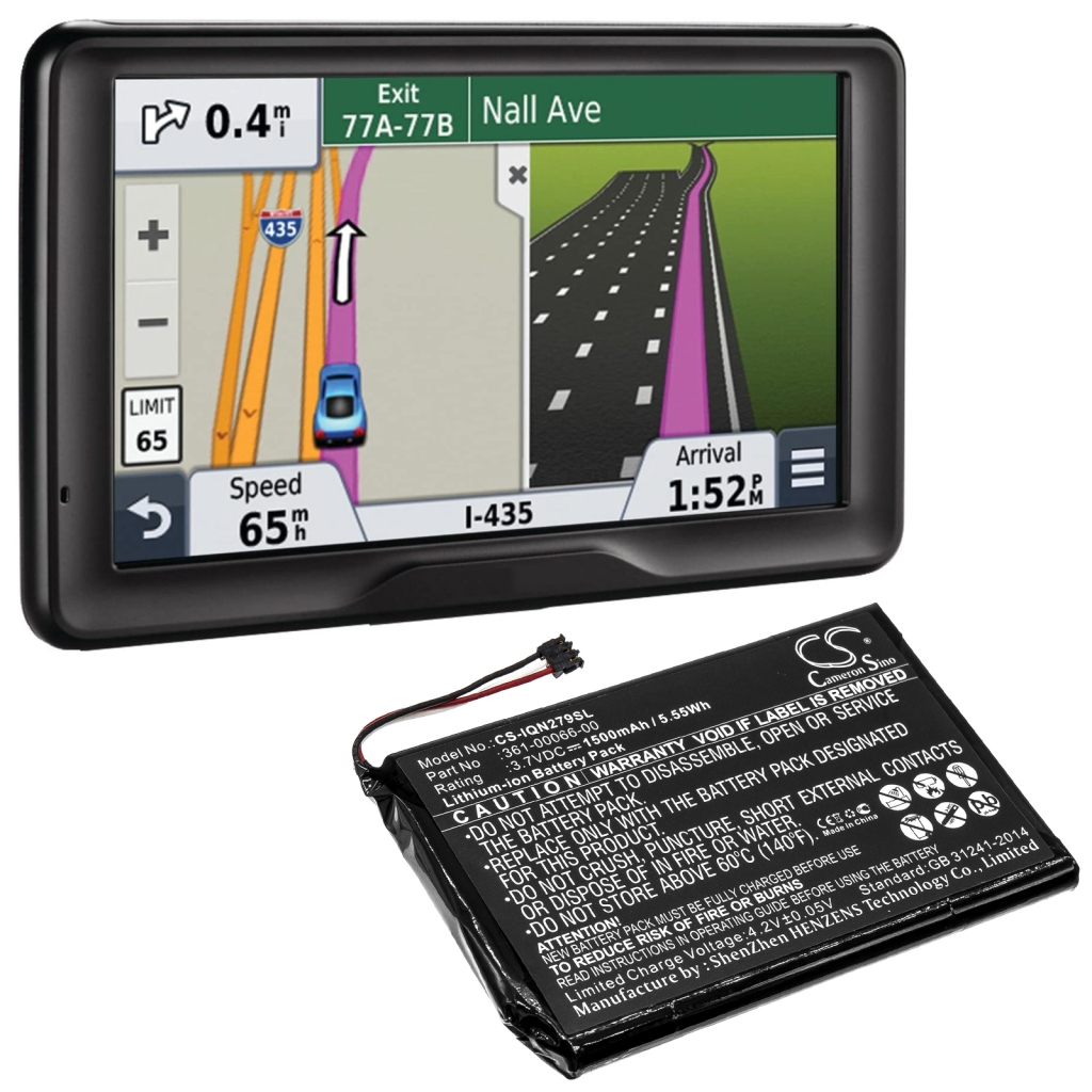 GPS, Navigator Battery Garmin CS-IQN279SL