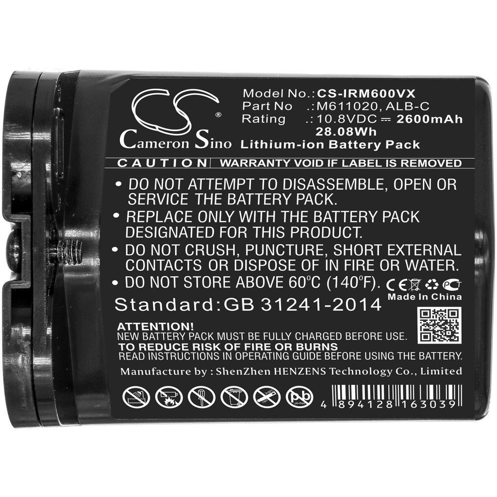Battery Replaces M611020