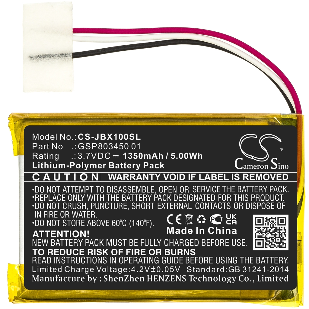 Batteries Wireless Headset Battery CS-JBX100SL