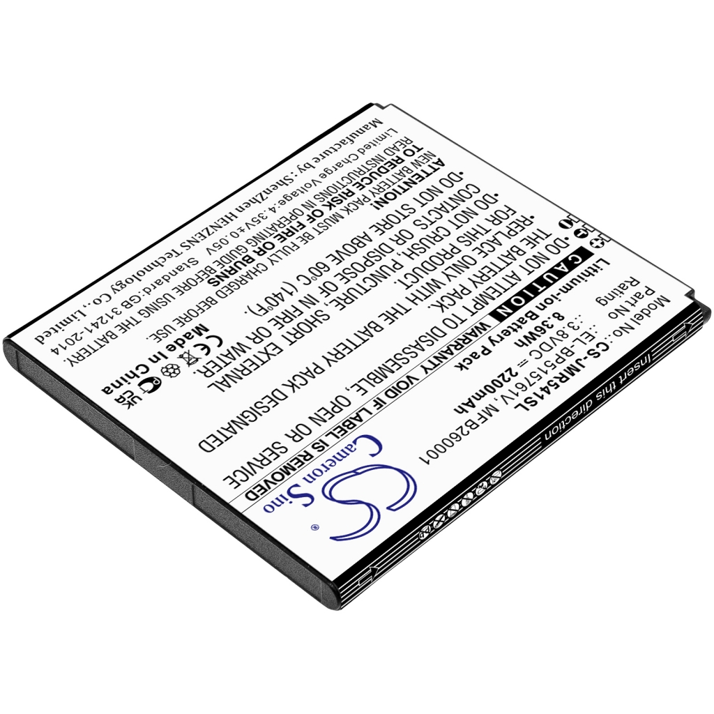 Battery Replaces EL-BP515761V