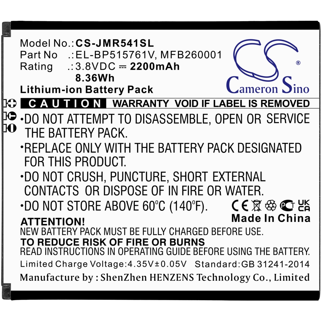 Battery Replaces EL-BP515761V