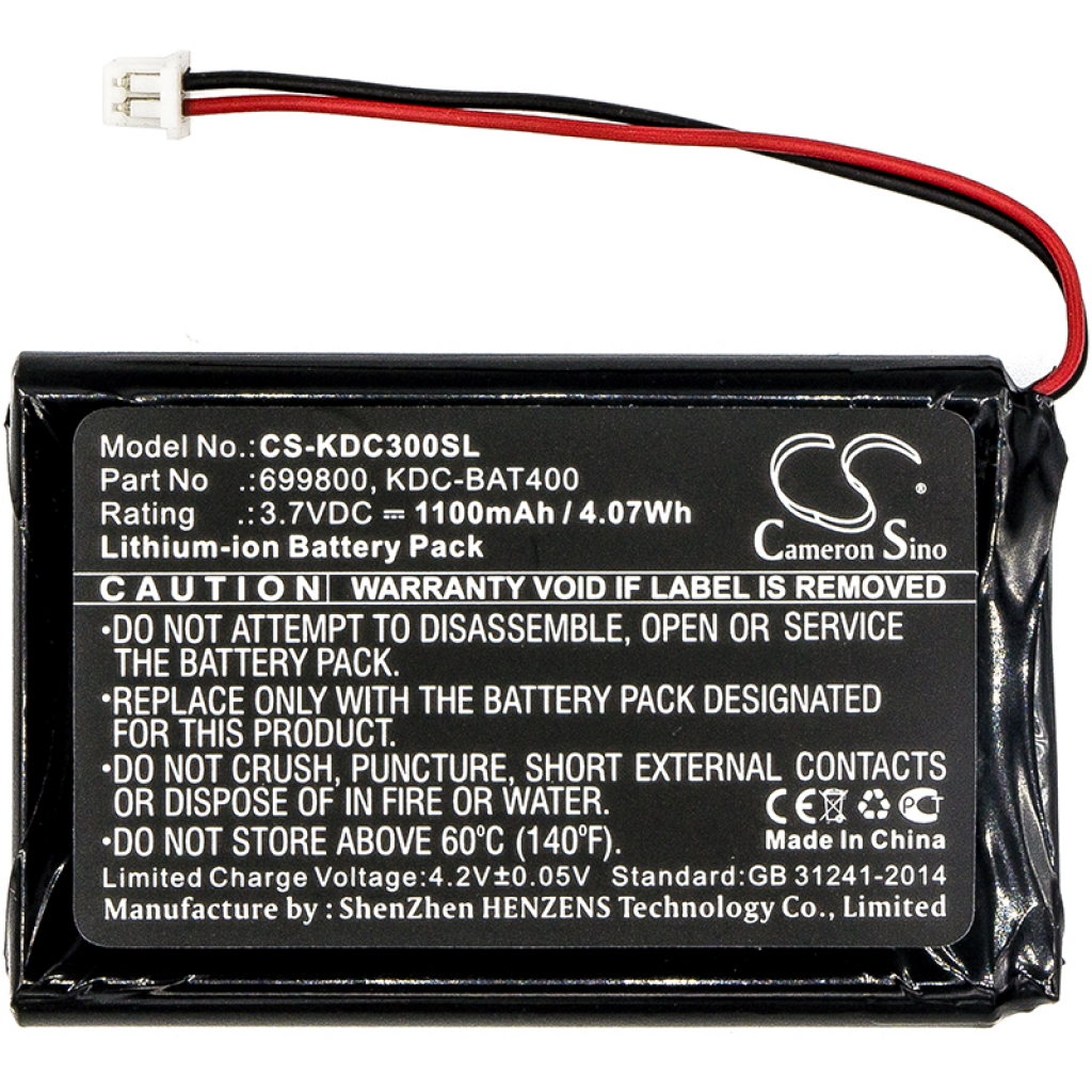 BarCode, Scanner Battery Koamtac KDC400 (CS-KDC300SL)