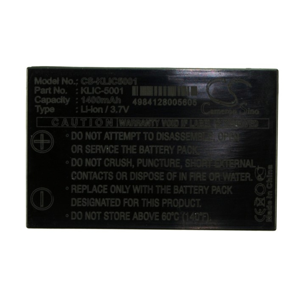 Sanyo Cordless Phone Battery Kodak CS-KLIC5001