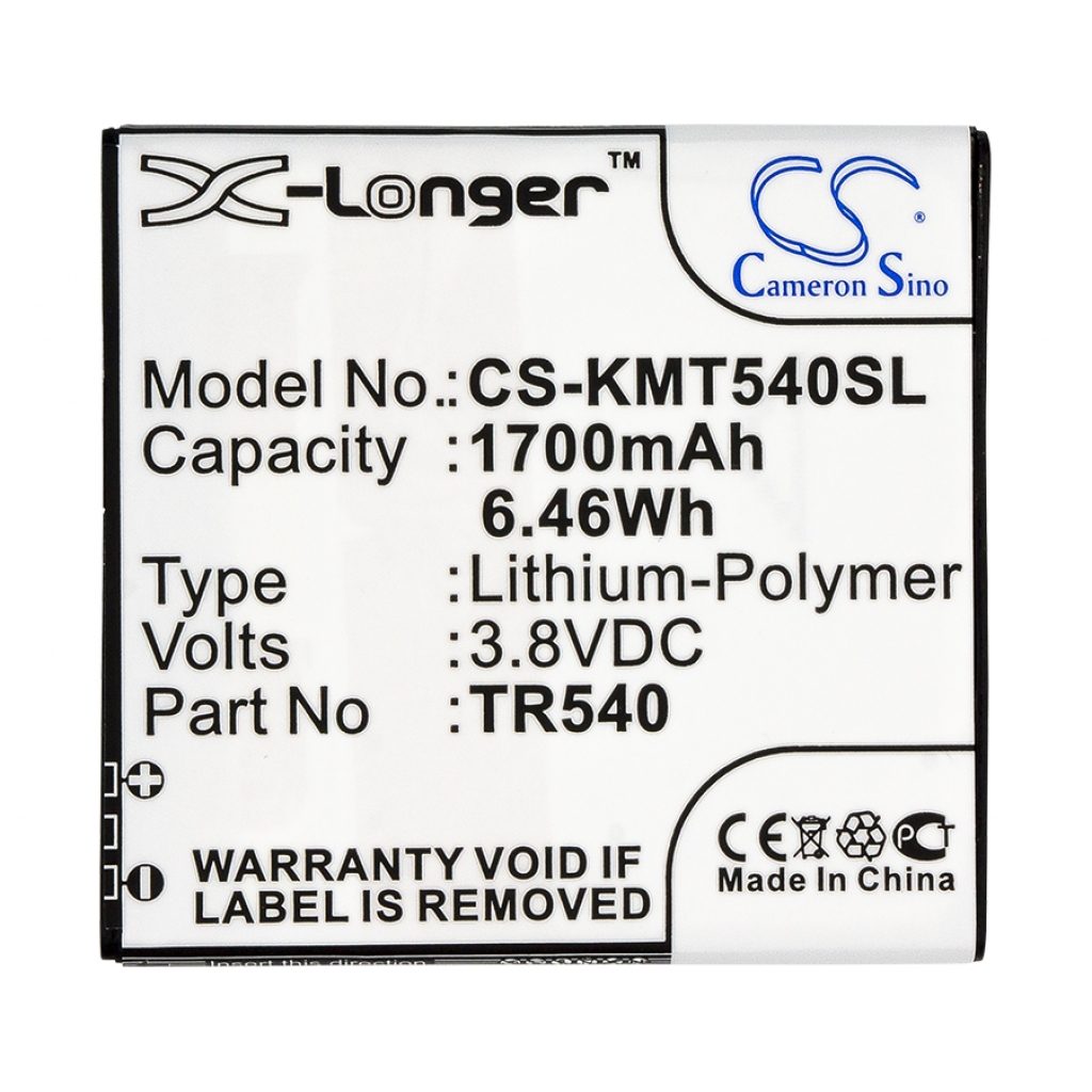 Mobile Phone Battery Kazam CS-KMT540SL