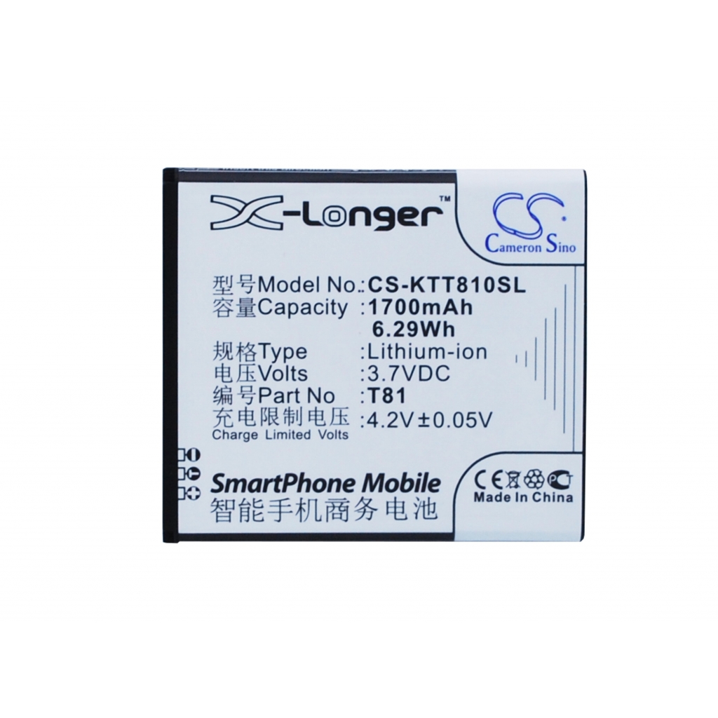 Mobile Phone Battery K-Touch CS-KTT810SL