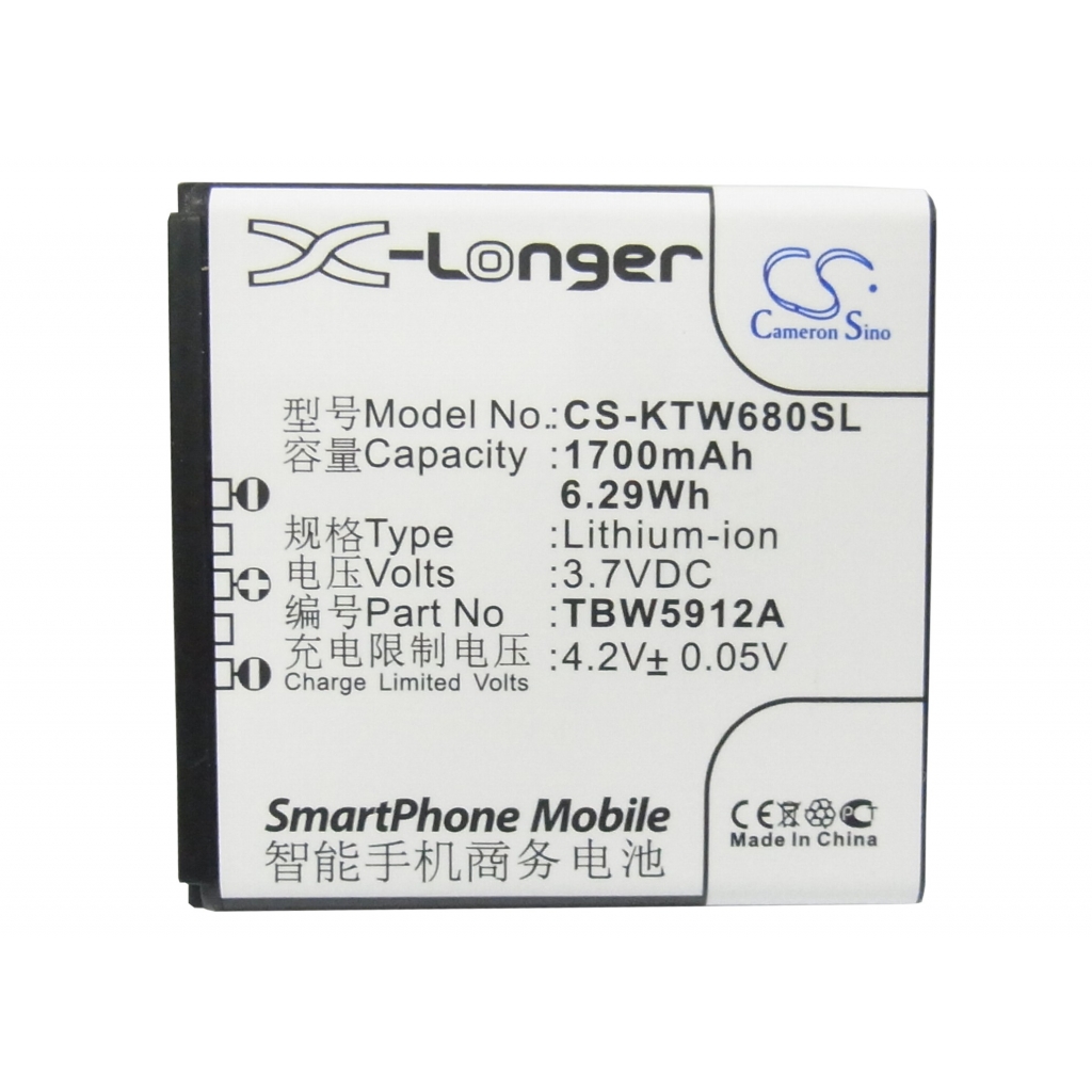 Mobile Phone Battery K-Touch CS-KTW680SL