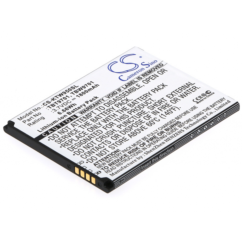 Mobile Phone Battery K-Touch T91 (CS-KTW950SL)