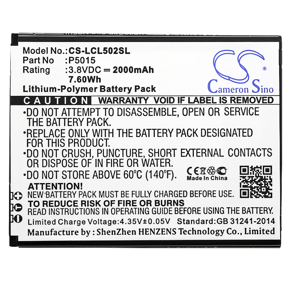 Battery Replaces P5015(1ICP4/58/74)