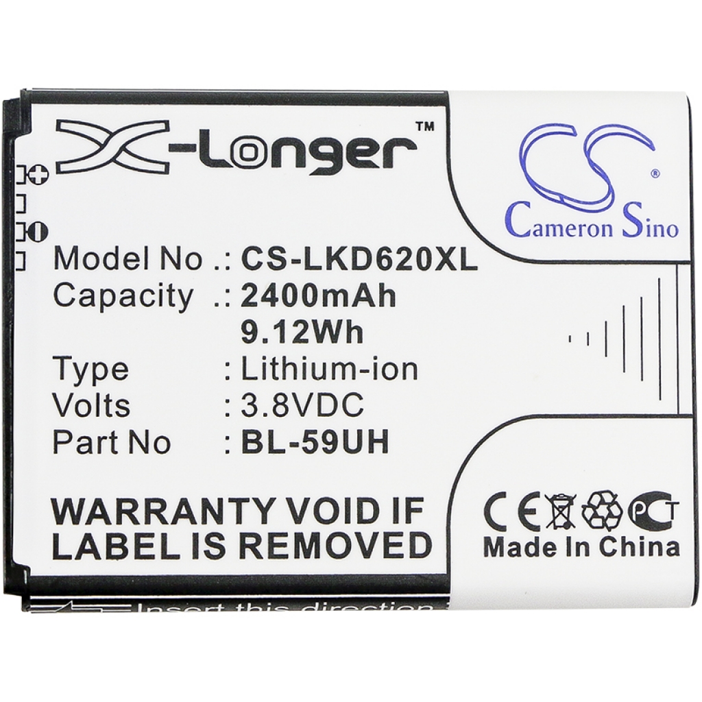 Mobile Phone Battery LG CS-LKD620XL