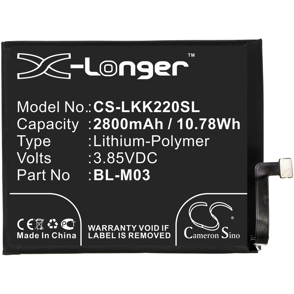 Mobile Phone Battery LG LMK200EMW (CS-LKK220SL)