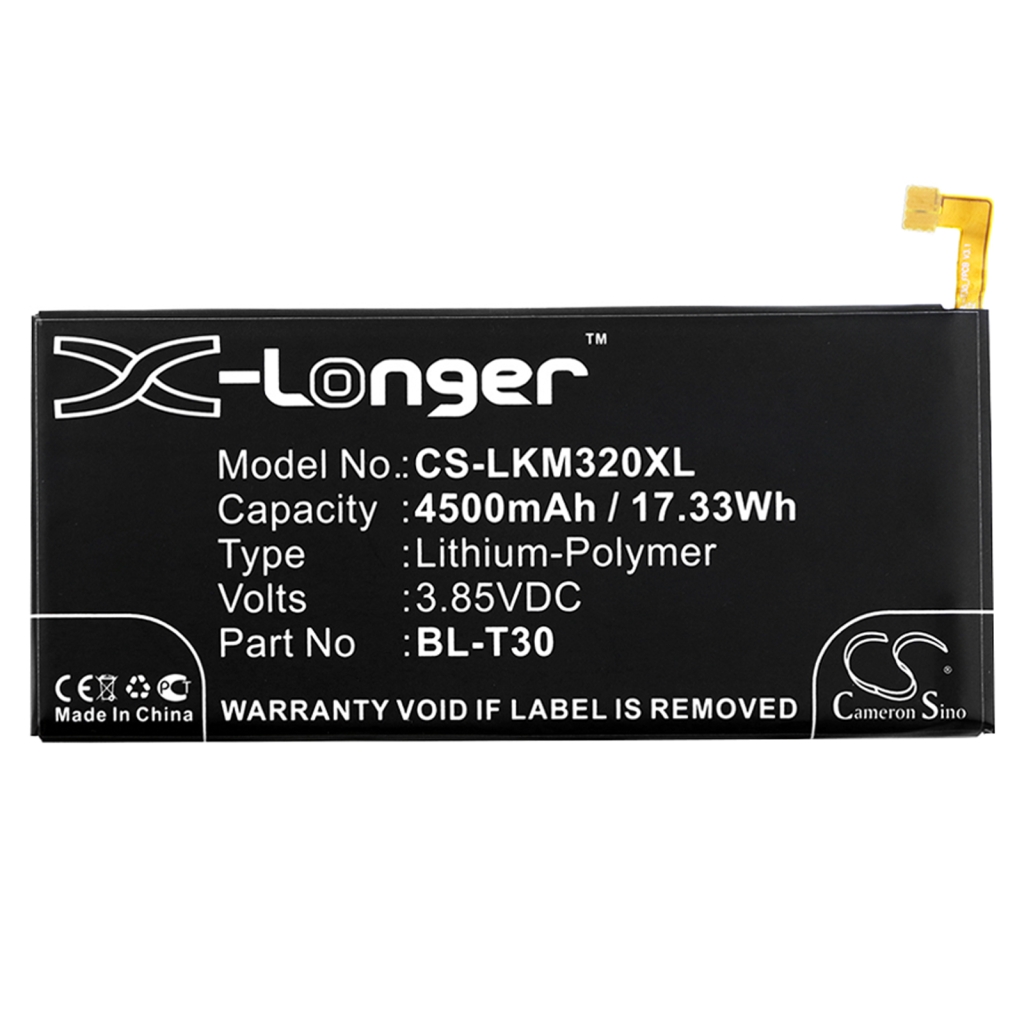 Mobile Phone Battery LG M320DSN (CS-LKM320XL)