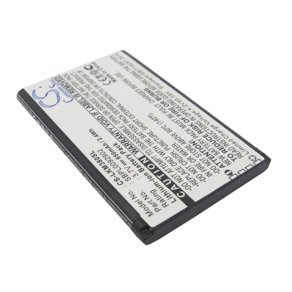 Mobile Phone Battery LG CS-LKM380SL