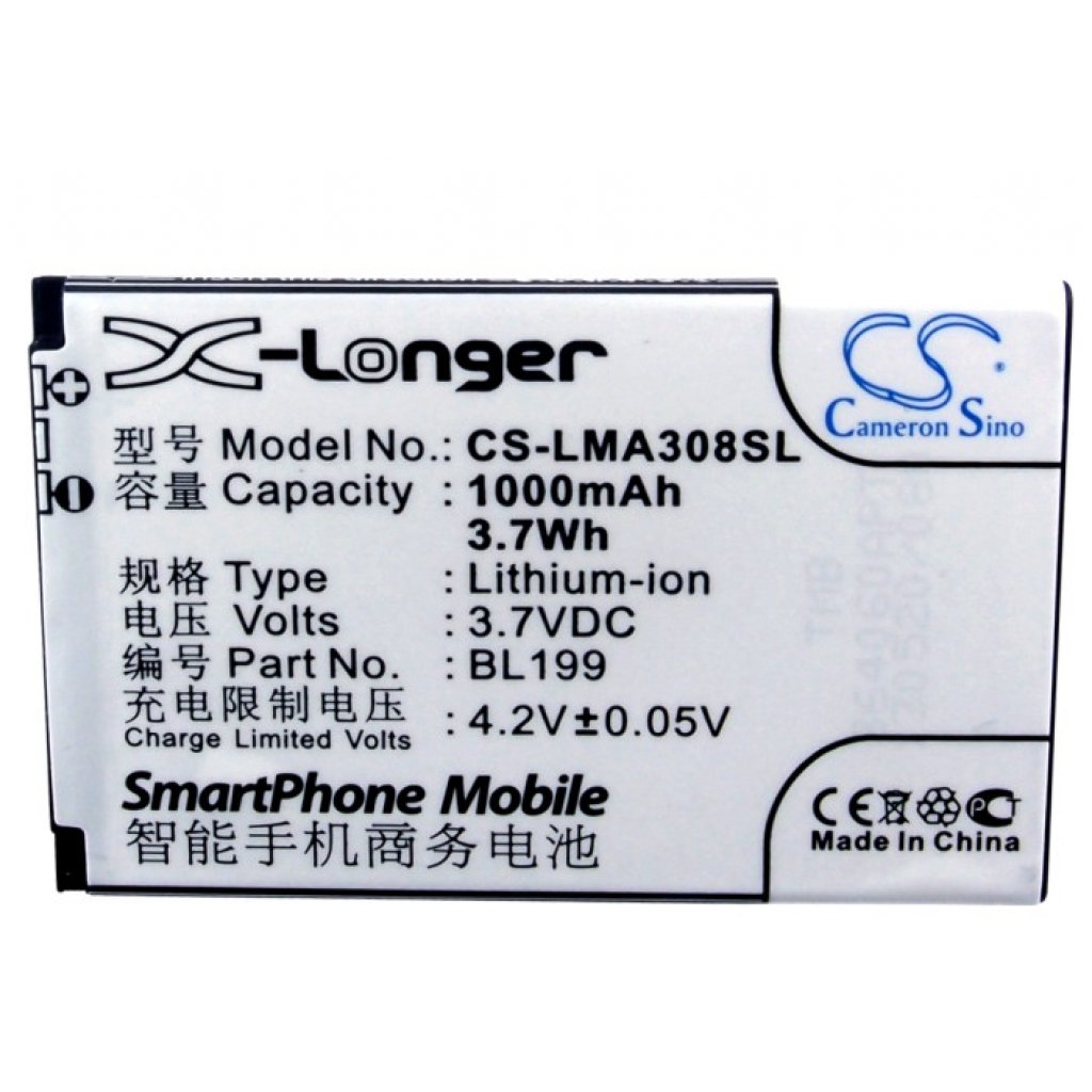 Mobile Phone Battery Lenovo CS-LMA308SL